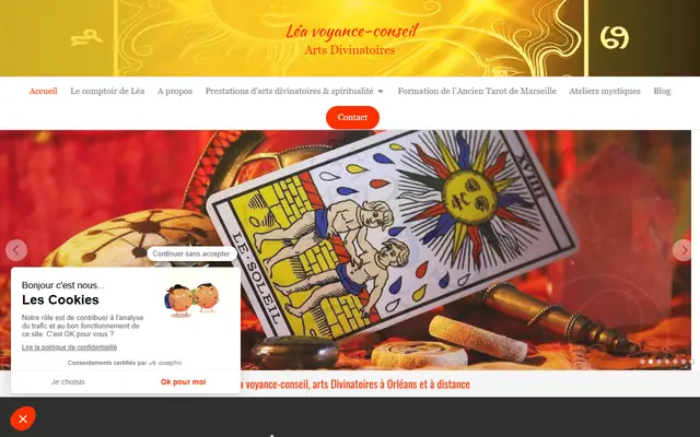 Page d’accueil de Leavoyanceconseil